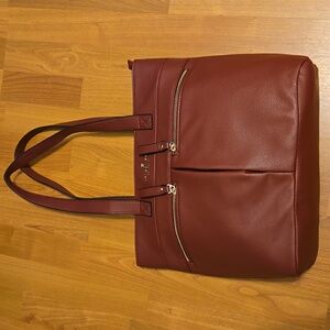London Fog Burgundy Shoulder Bag